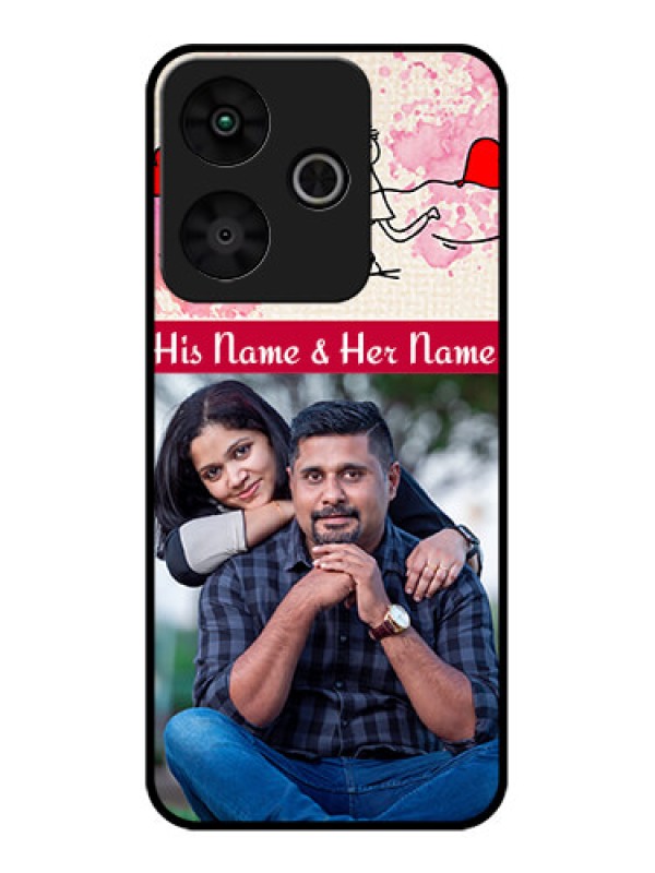 Custom Redmi 13 5G Custom Glass Phone CaseYou And Me Case Design