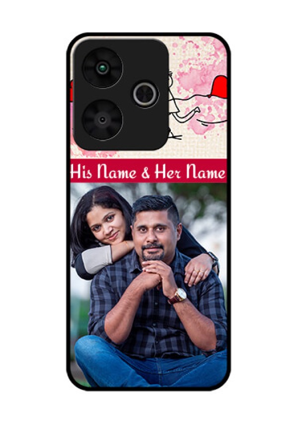 Redmi 13 5G Custom Glass Phone CaseYou And Me Case Design
