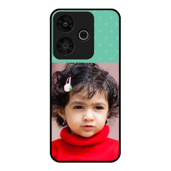 Redmi 13 5G Custom Glass Phone CaseLovers Picture Design