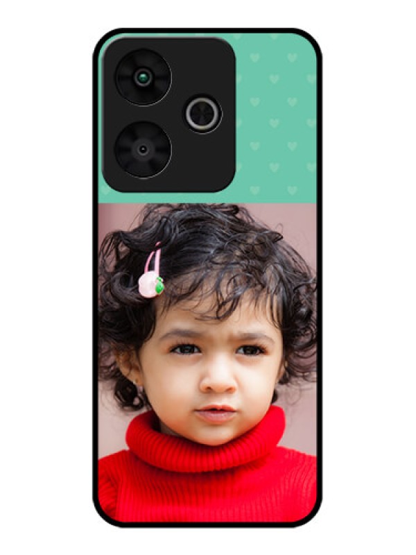 Custom Redmi 13 5G Custom Glass Phone CaseLovers Picture Design