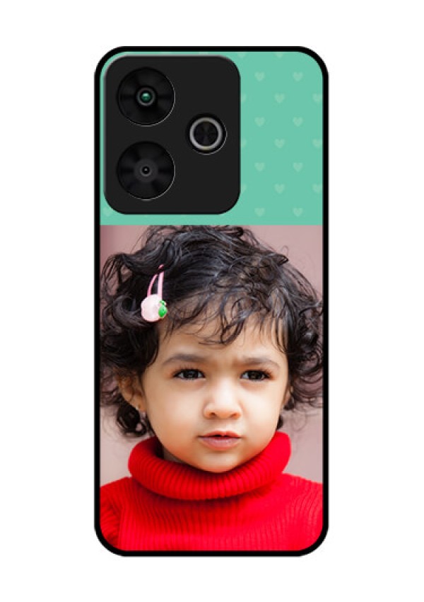 Redmi 13 5G Custom Glass Phone CaseLovers Picture Design