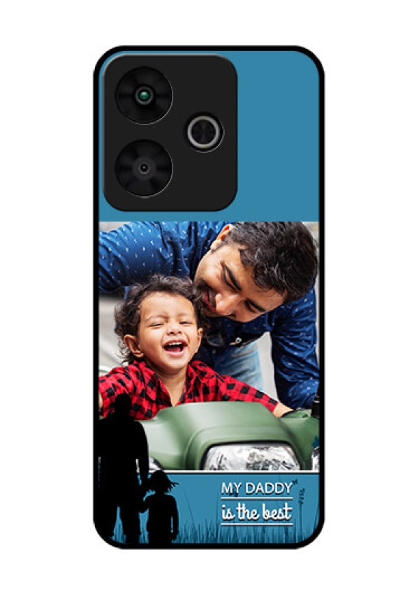 Redmi 13 5G Custom Glass Phone CaseBest Dad Design