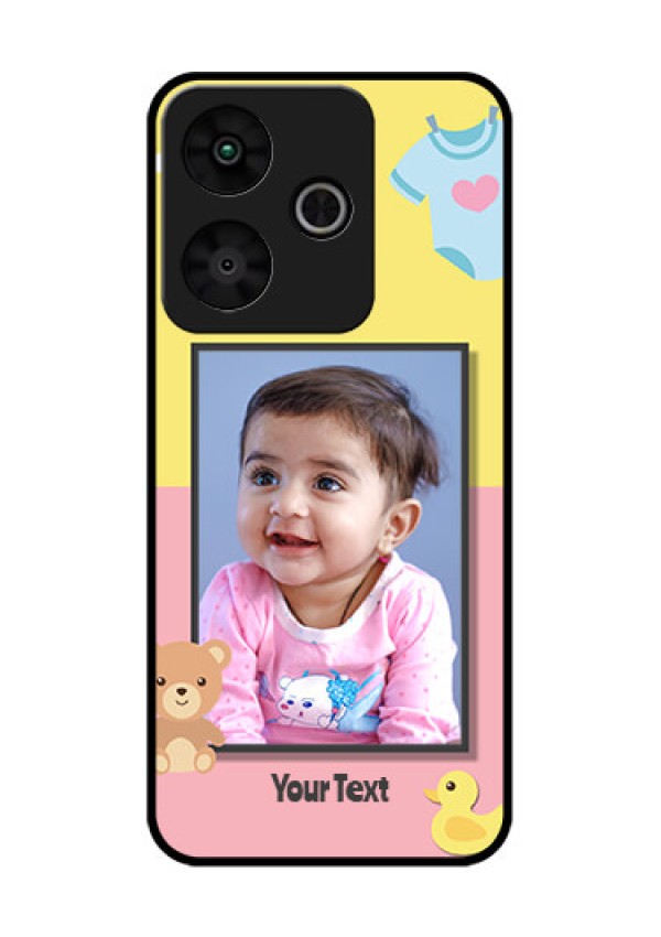 Redmi 13 5G Custom Glass Phone CaseKids 2 Color Design