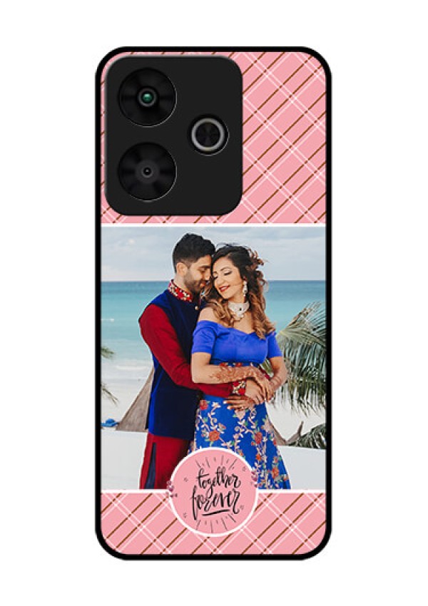 Redmi 13 5G Custom Glass Phone CaseTogether Forever Design