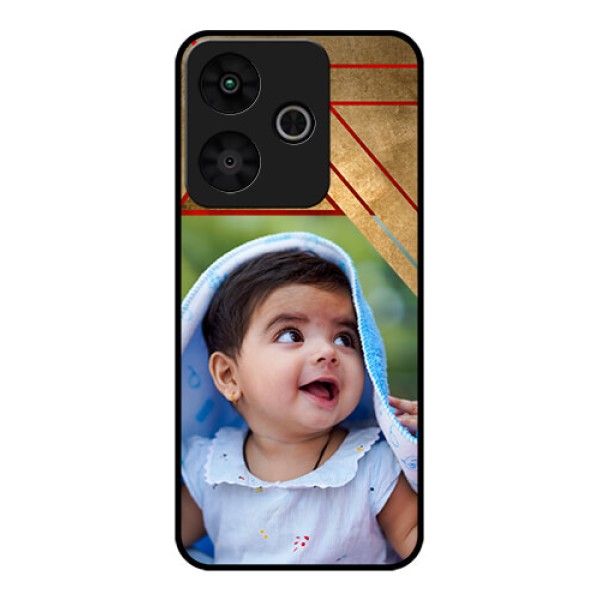 Redmi 13 5G Custom Glass Phone CaseGradient Abstract Texture Design