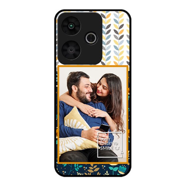 Redmi 13 5G Custom Glass Phone CasePattern Design