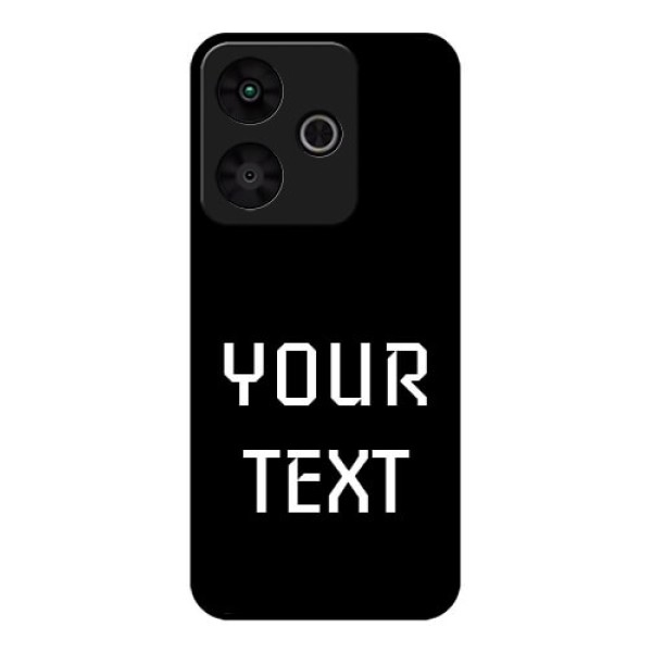 Redmi 13 5G Custom Glass Phone CaseYour Name Design