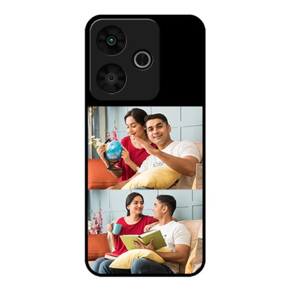 Redmi 13 5G Custom Glass Phone Case2 Images Design
