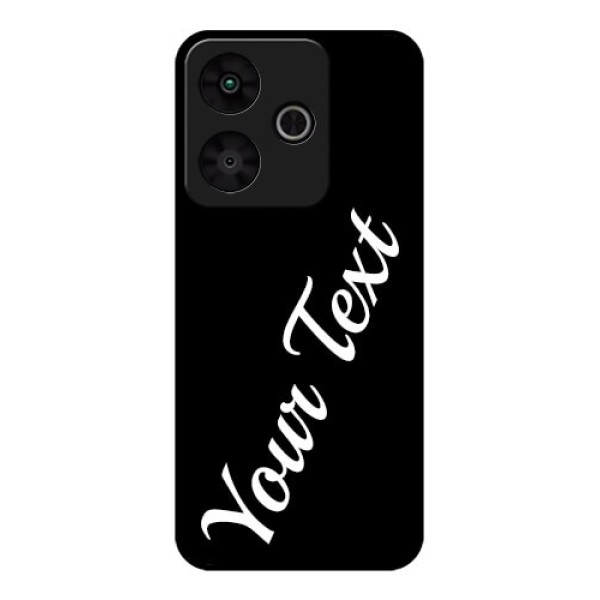 Redmi 13 5G Custom Glass Phone CaseWith Your Name Design