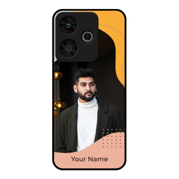 Redmi 13 5G Custom Glass Phone CaseTri - Coloured Overlay Design Redmi 13 5G Custom Glass Phone CaseTri - Coloured Overlay Design