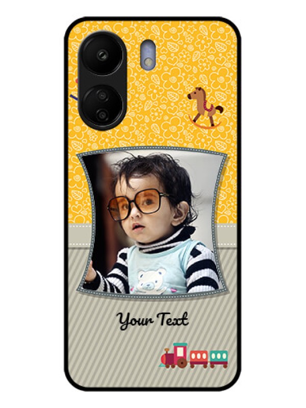 Custom Xiaomi Redmi 13C 4G Custom Glass Phone Case - Baby Picture Upload Design