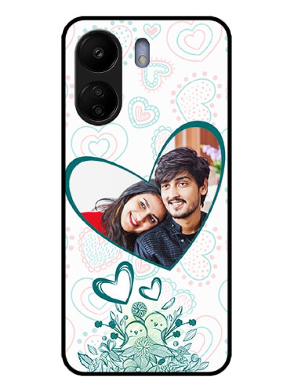 Custom Xiaomi Redmi 13C 4G Custom Glass Phone Case - Premium Couple Design