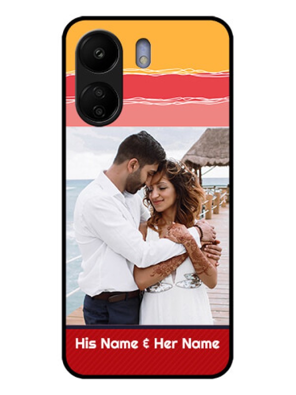 Custom Xiaomi Redmi 13C 4G Custom Glass Phone Case - Colorful Case Design