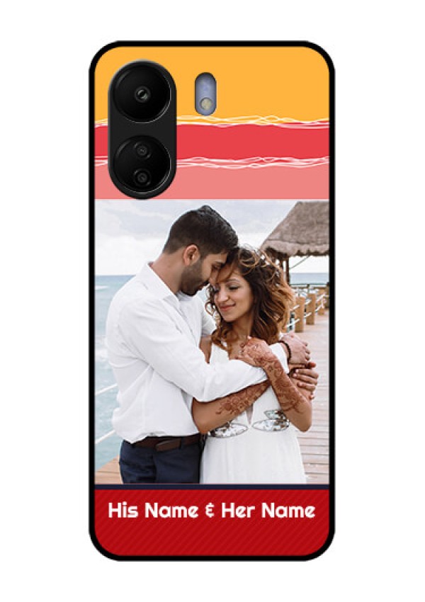 Xiaomi Redmi 13C 4G Custom Glass Phone Case - Colorful Case Design