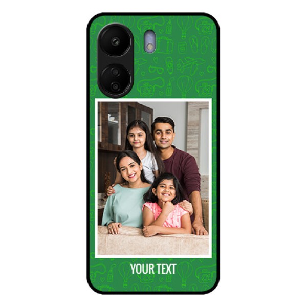 Xiaomi Redmi 13C 4G Custom Glass Phone Case - Picture Upload Design Xiaomi Redmi 13C 4G Custom Glass Phone Case - Picture Upload Design