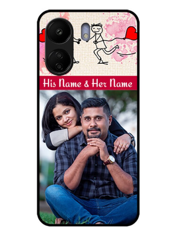 Custom Xiaomi Redmi 13C 4G Custom Glass Phone Case - You And Me Case Design