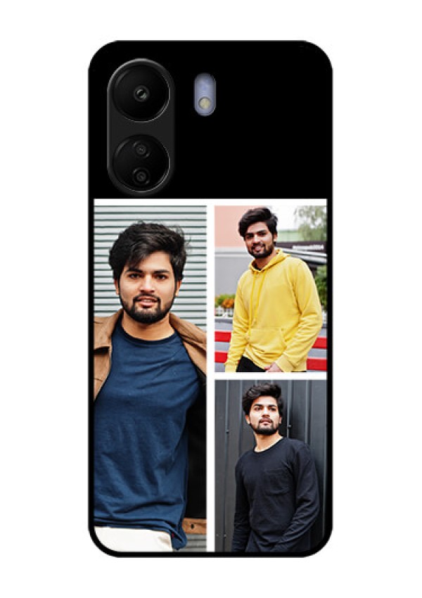 Xiaomi Redmi 13C 4G Custom Glass Phone Case - Upload Multiple Picture Design