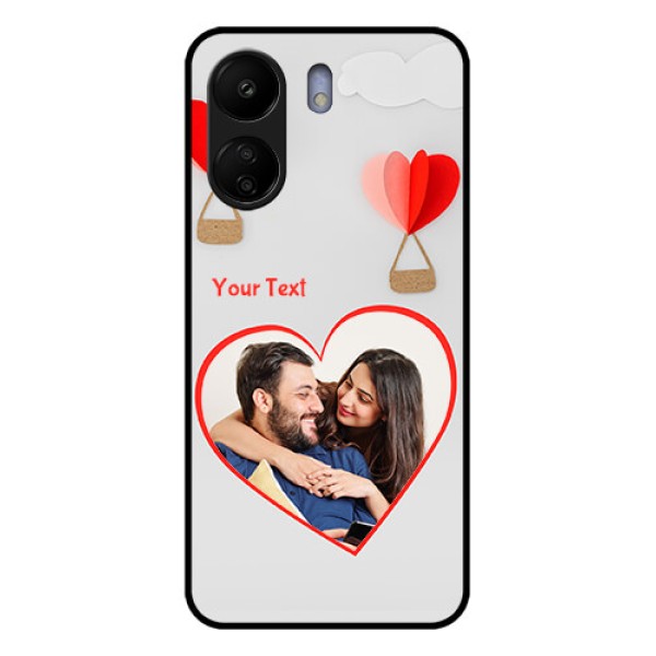 Xiaomi Redmi 13C 4G Custom Glass Phone Case - Parachute Love Design Xiaomi Redmi 13C 4G Custom Glass Phone Case - Parachute Love Design