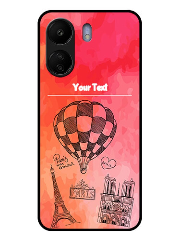 Custom Xiaomi Redmi 13C 4G Custom Glass Phone Case - Paris Theme Design