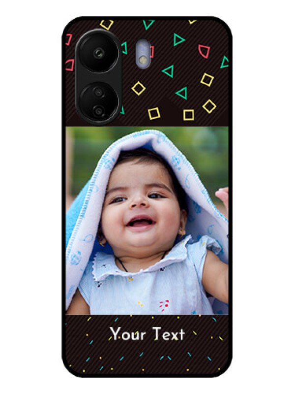 Custom Xiaomi Redmi 13C 4G Custom Glass Phone Case - With Confetti Birthday Design