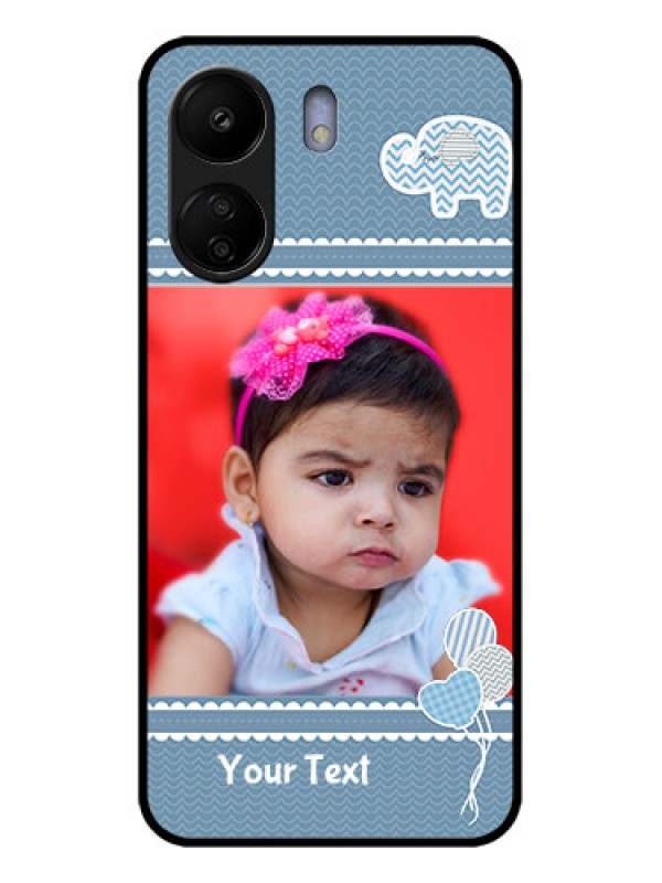 Custom Xiaomi Redmi 13C 4G Custom Glass Phone Case - With Kids Pattern Design