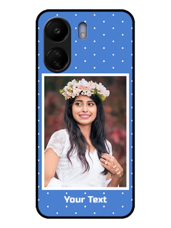 Custom Xiaomi Redmi 13C 4G Custom Glass Phone Case - Polka Dots Design