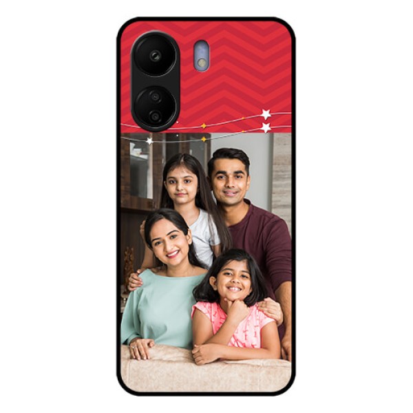 Xiaomi Redmi 13C 4G Custom Glass Phone Case - Happy Family Design Xiaomi Redmi 13C 4G Custom Glass Phone Case - Happy Family Design