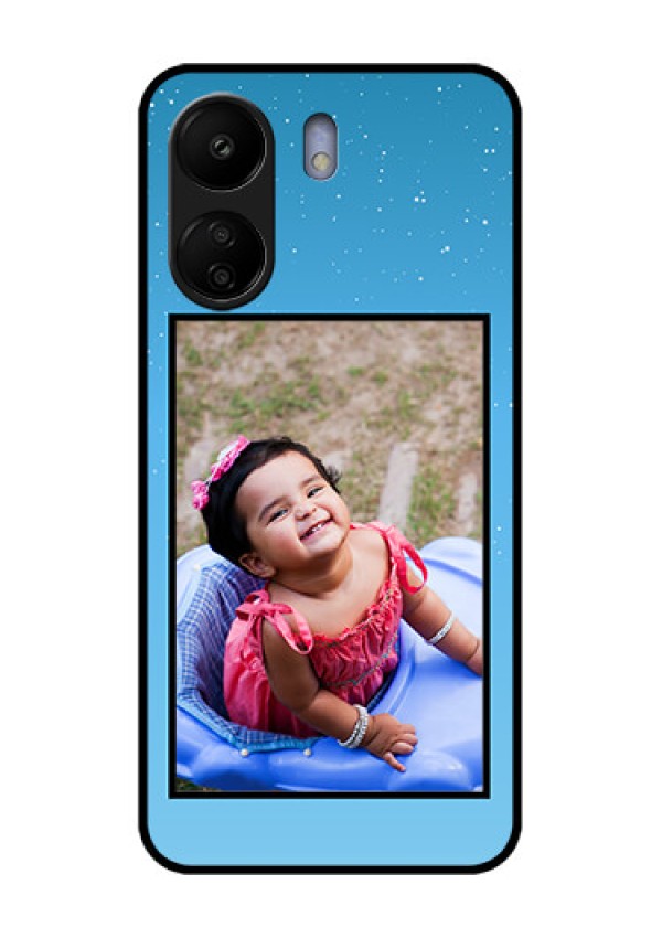 Xiaomi Redmi 13C 4G Custom Glass Phone Case - Wave Pattern Colorful Design