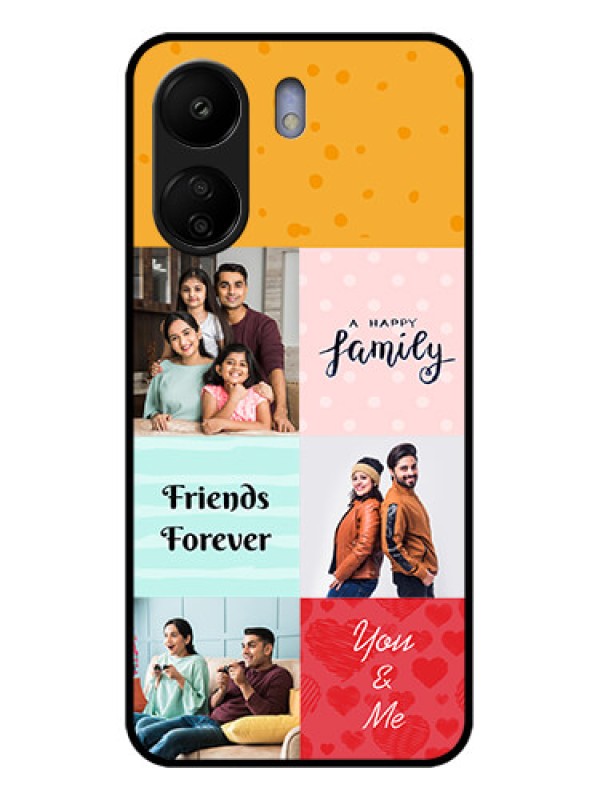 Custom Xiaomi Redmi 13C 4G Custom Glass Phone Case - Images With Quotes Design