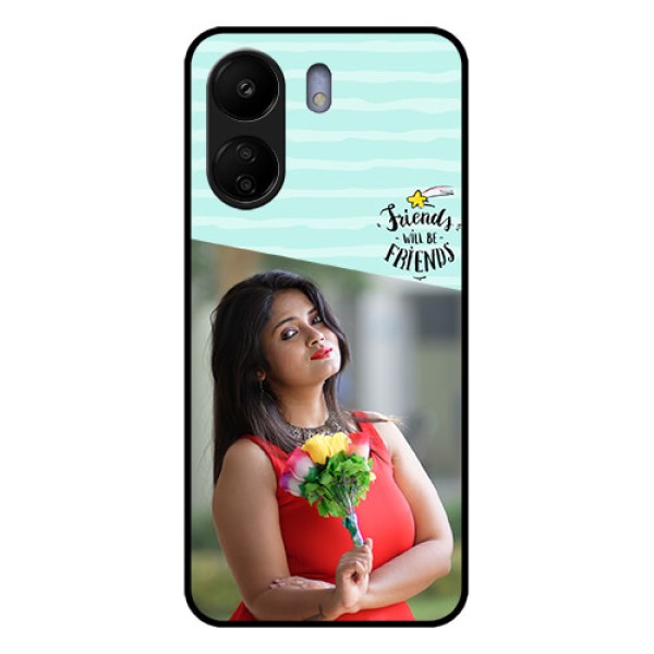Xiaomi Redmi 13C 4G Custom Glass Phone Case - Friends Picture Icon Design Xiaomi Redmi 13C 4G Custom Glass Phone Case - Friends Picture Icon Design