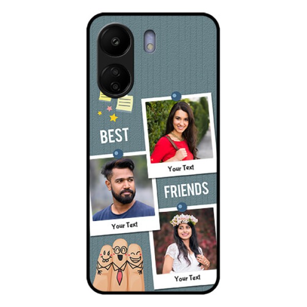 Xiaomi Redmi 13C 4G Custom Glass Phone Case - Sticky Frames And Friendship Design Xiaomi Redmi 13C 4G Custom Glass Phone Case - Sticky Frames And Friendship Design