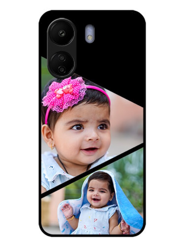 Custom Xiaomi Redmi 13C 4G Custom Glass Phone Case - Semi Cut Design