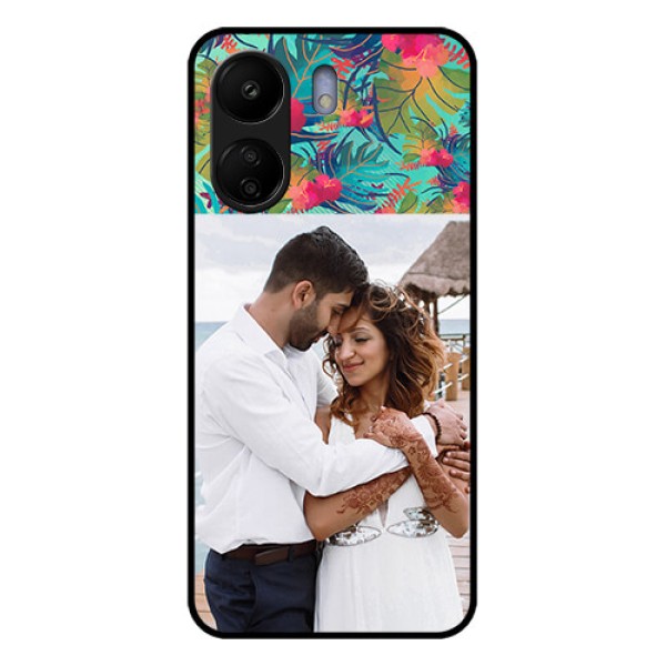 Xiaomi Redmi 13C 4G Custom Glass Phone Case - Watercolor Floral Design Xiaomi Redmi 13C 4G Custom Glass Phone Case - Watercolor Floral Design