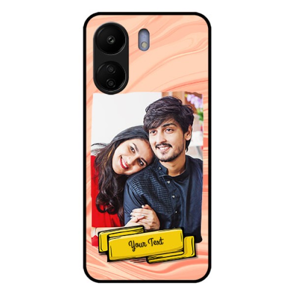Xiaomi Redmi 13C 4G Custom Glass Phone Case - Marble Texture Design