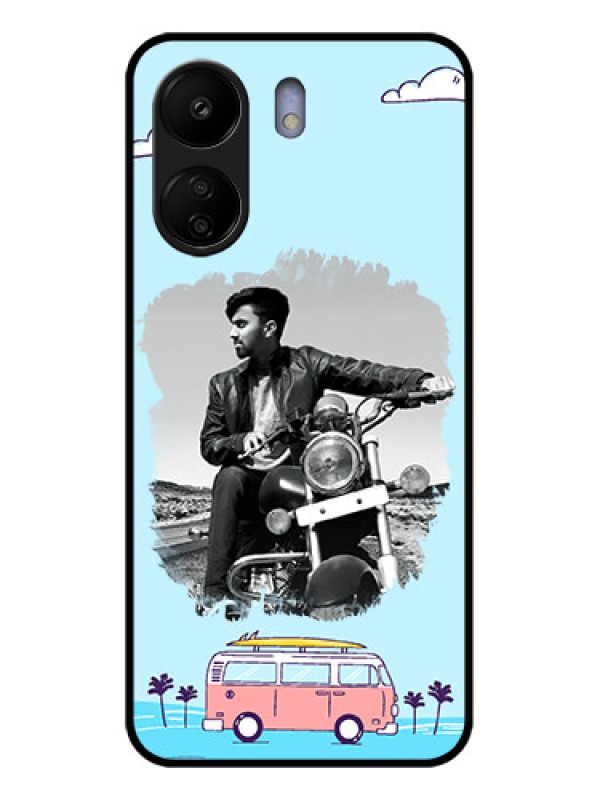 Custom Xiaomi Redmi 13C 4G Custom Glass Phone Case - Travel & Adventure Design