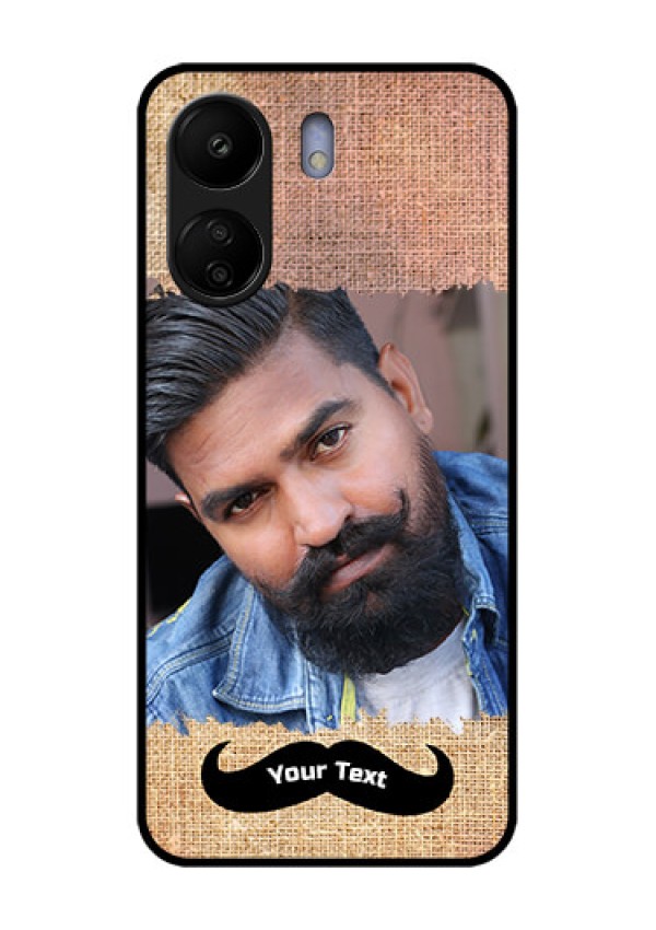 Xiaomi Redmi 13C 4G Custom Glass Phone Case - With Texture Design