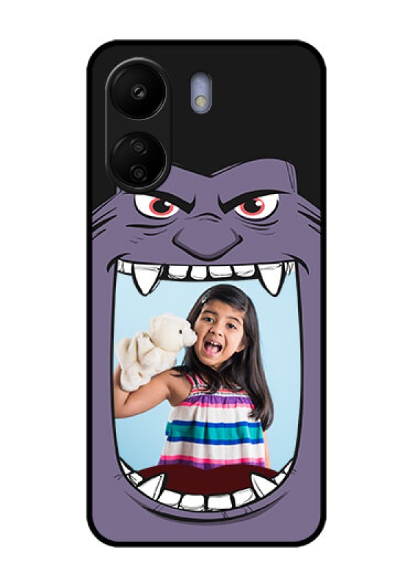Xiaomi Redmi 13C 4G Custom Glass Phone Case - Angry Monster Design