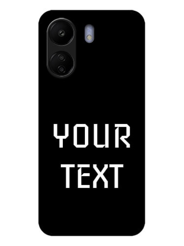 Custom Xiaomi Redmi 13C 4G Custom Glass Phone Case - Your Name Design