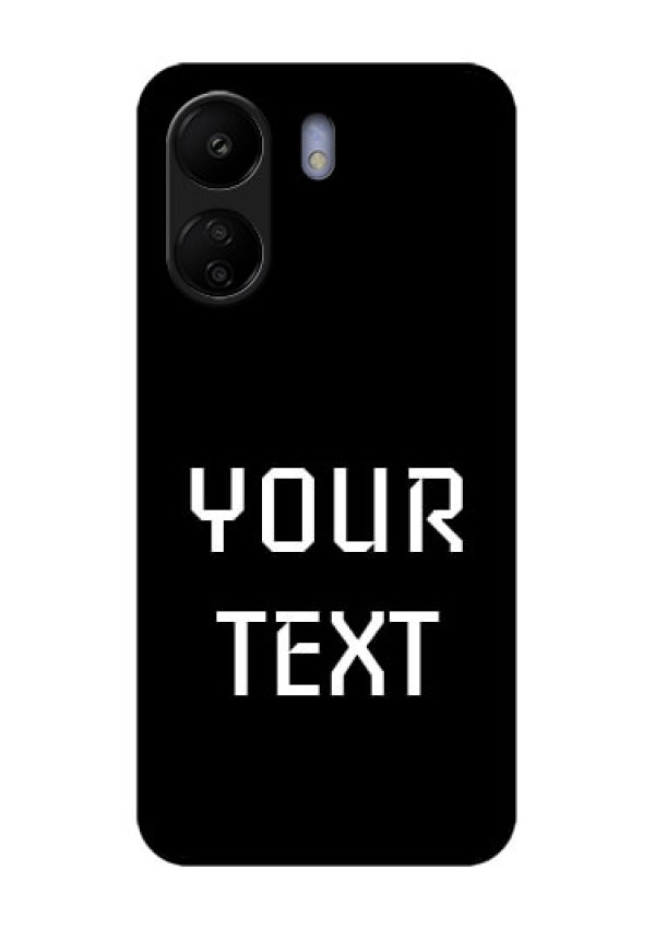 Xiaomi Redmi 13C 4G Custom Glass Phone Case - Your Name Design