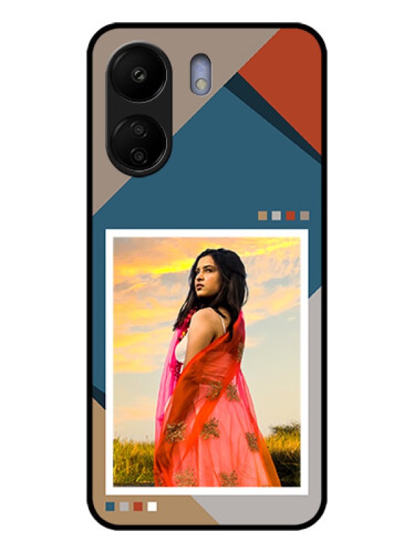 Custom Xiaomi Redmi 13C 4G Custom Glass Phone Case - Retro Color Pallet Design
