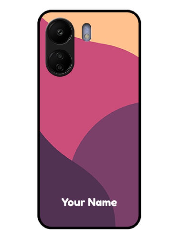 Custom Xiaomi Redmi 13C 4G Custom Glass Phone Case - Mixed Multi - Colour Abstract Art Design