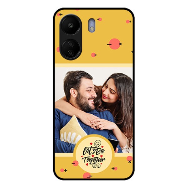 Xiaomi Redmi 13C 4G Custom Glass Phone Case - Lets Be Together Design Xiaomi Redmi 13C 4G Custom Glass Phone Case - Lets Be Together Design