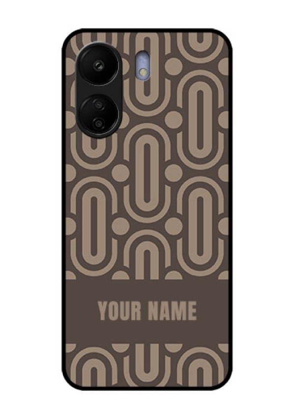 Xiaomi Redmi 13C 4G Custom Glass Phone Case - Captivating Zero Pattern Design