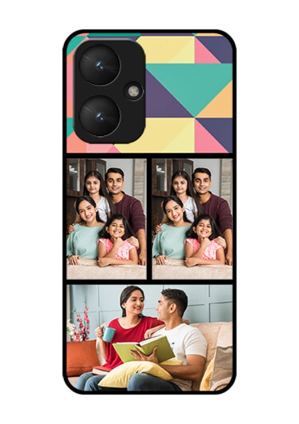 Xiaomi Redmi 13C 5G Custom Glass Phone Case - Bulk Pic Upload Design