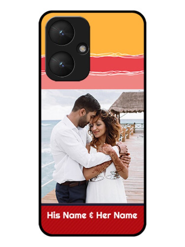 Custom Xiaomi Redmi 13C 5G Custom Glass Phone Case - Colorful Case Design