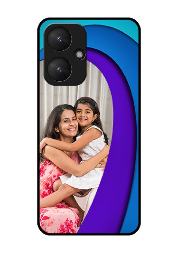 Xiaomi Redmi 13C 5G Custom Glass Phone Case - Simple Pattern Design