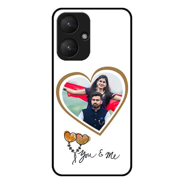 Xiaomi Redmi 13C 5G Custom Glass Phone Case - You & Me Design