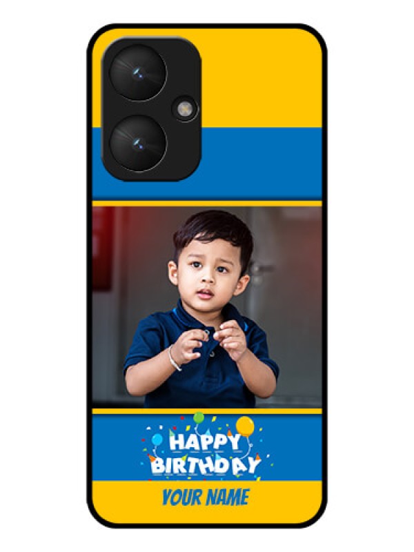 Custom Xiaomi Redmi 13C 5G Custom Glass Phone Case - Birthday Wishes Design