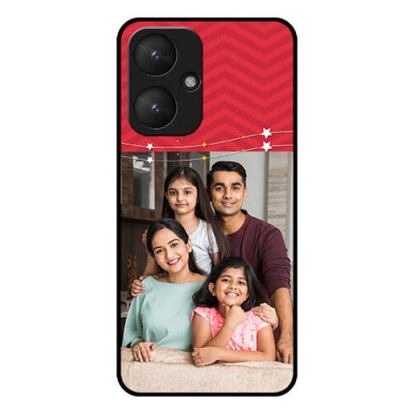 Xiaomi Redmi 13C 5G Custom Glass Phone Case - Happy Family Design Xiaomi Redmi 13C 5G Custom Glass Phone Case - Happy Family Design
