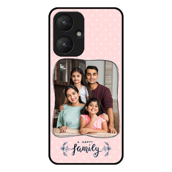 Xiaomi Redmi 13C 5G Custom Glass Phone Case - Family With Dots Design